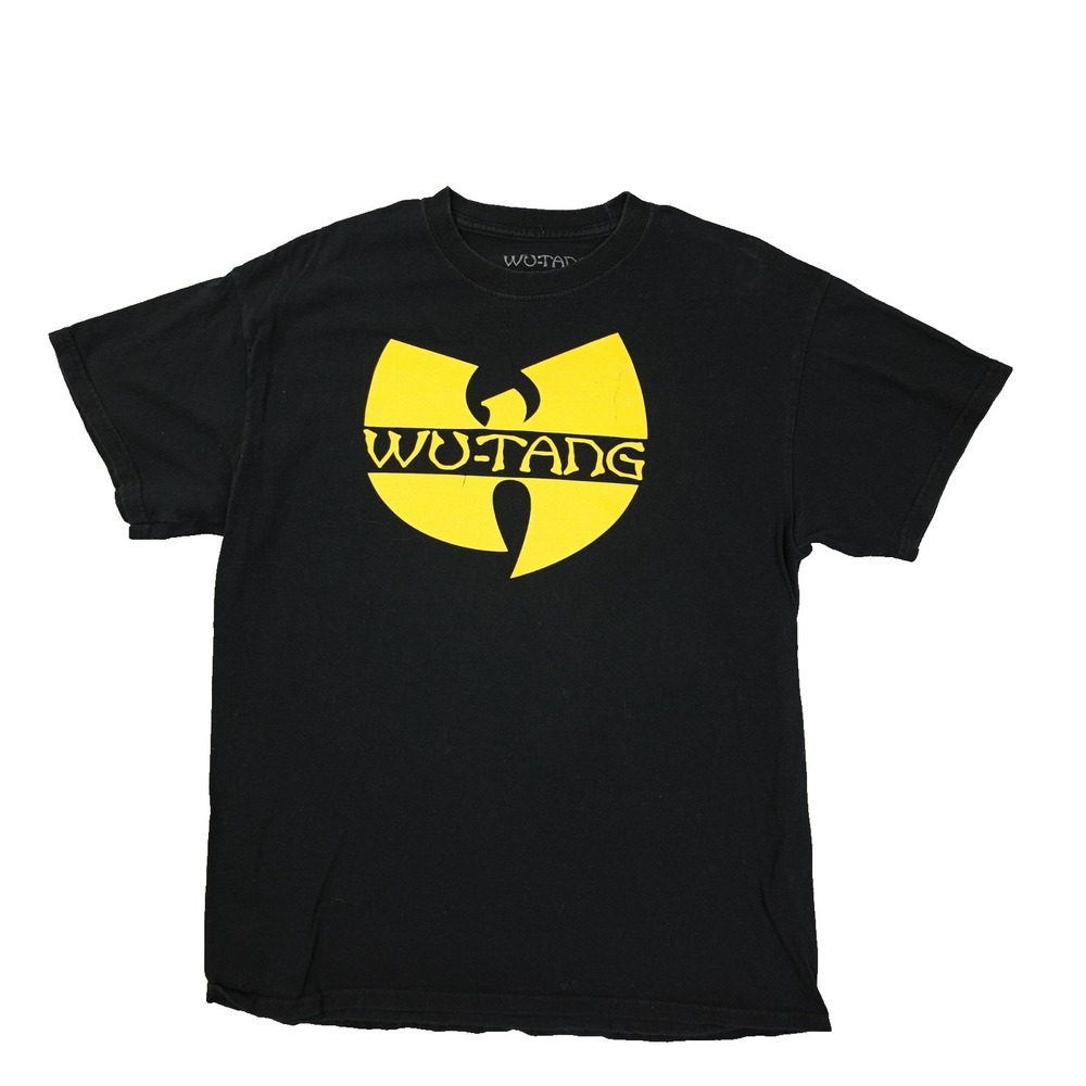 Official‎ 2020 Wu-Tang Clan Black Yellow Promo Rap Hip Hop Tee T-Shirt Men's L